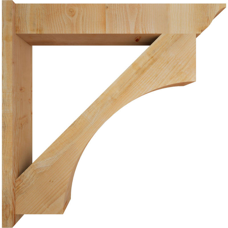 Persienne en bois Westlake, P 44 po x H 44 po, Sapin Douglas de 8 po (sciage brut)