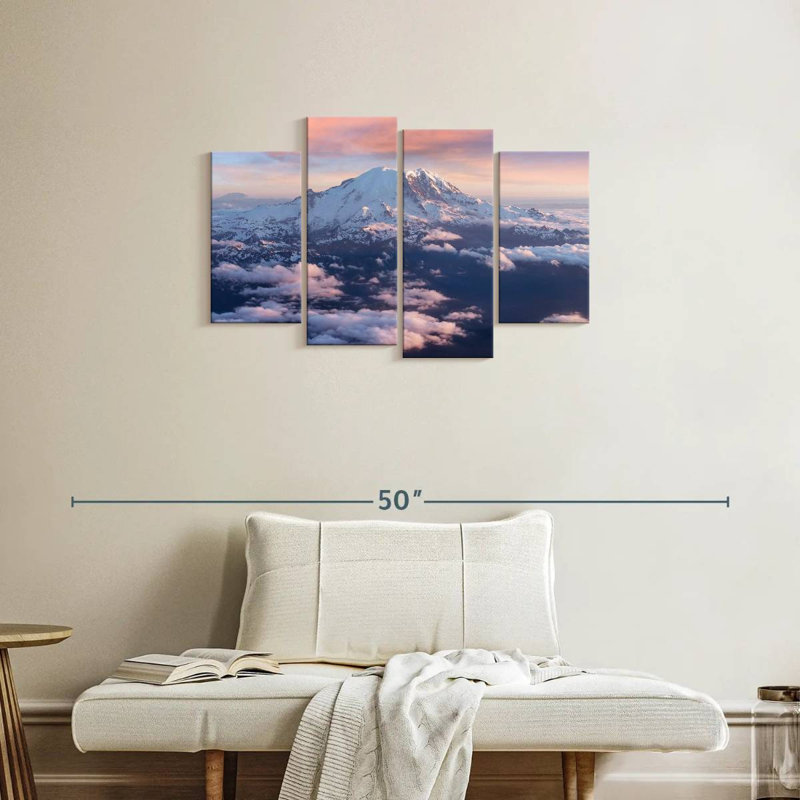 Alvord Mount Rainier Daybreak, 22" H x 36" W