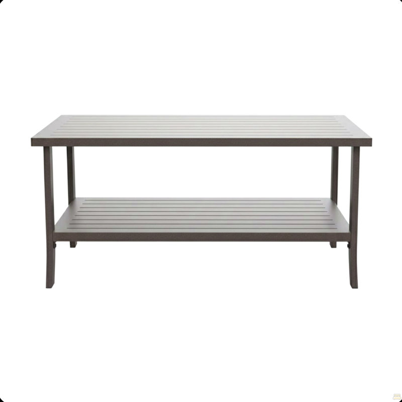 Rectangular Metal Outdoor Coffee Table