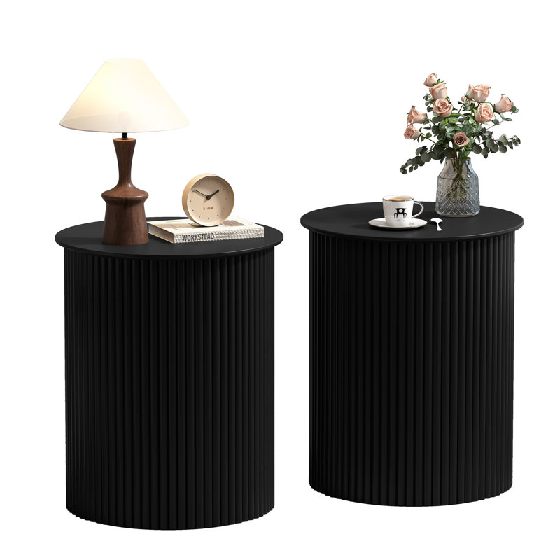End Table Set, Black