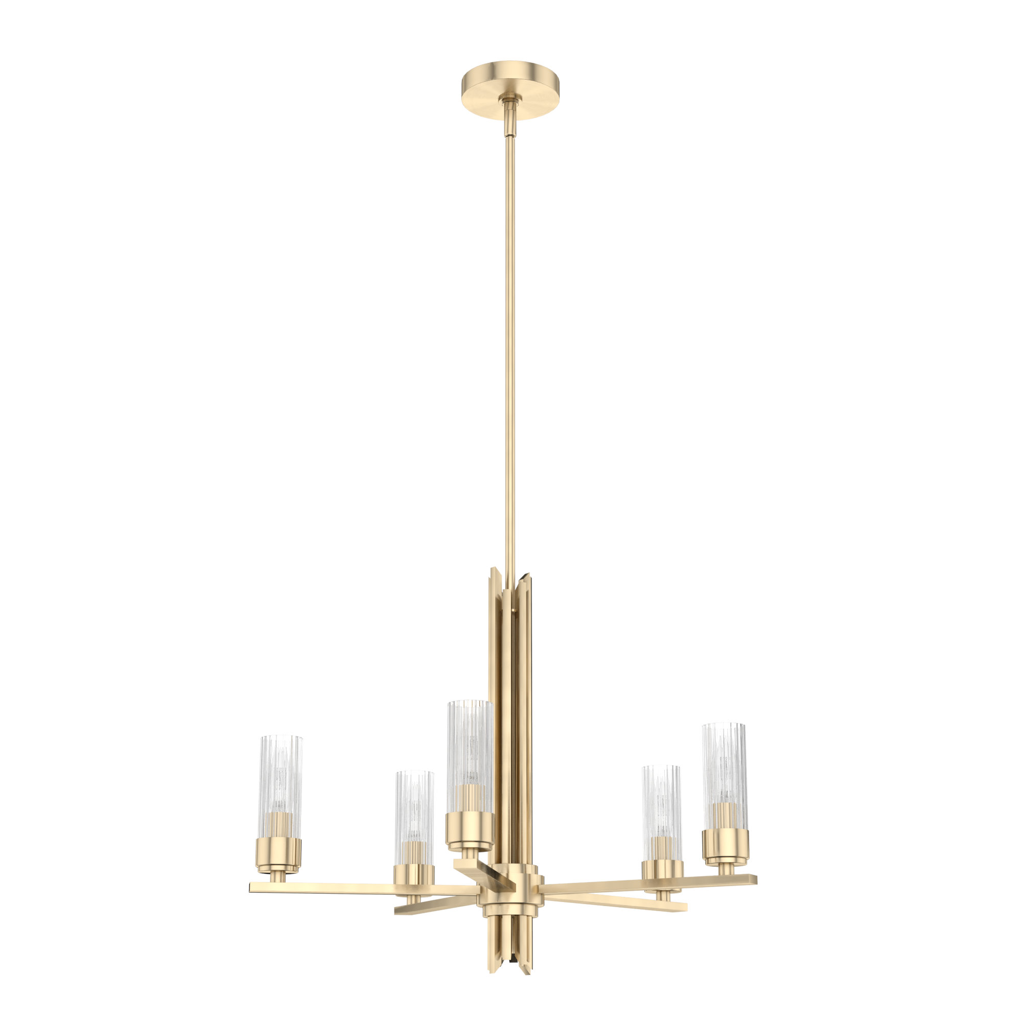 Hunter Fan Gatz 5 Light Chandelier Ceiling Light Fixture - Wayfair Canada