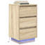 Davayah 38cm W Manufactured Wood Bedside Table-1564774143