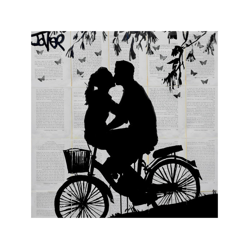 A Little Love And Adventure by Loui Jover - Wrapped Canvas Print, 93.98 cm H x 93.98 cm W x 1.91 cm D