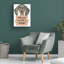 «Dappled Dachshund Blue Brown Eyes» par Danny Gordon, art textuel sur toile tendue-1687919805