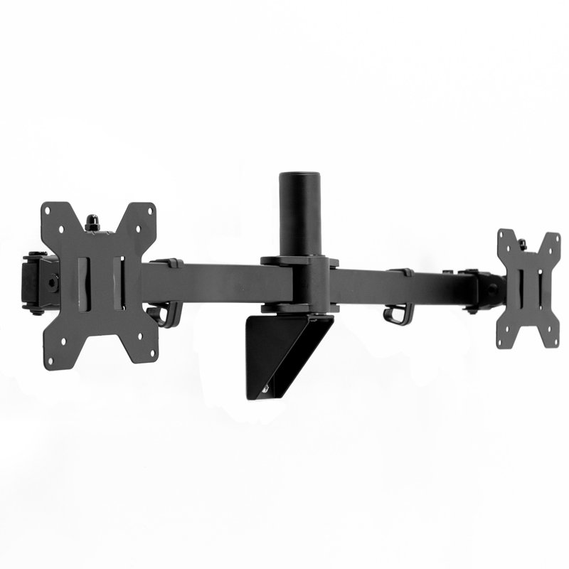 VIVO Telescoping Flush Wall Mount for Dual Ultra Wide Monitors (MOUNT-TS38 series), Black, 7.8" H x 39.5" W x 2.5" D