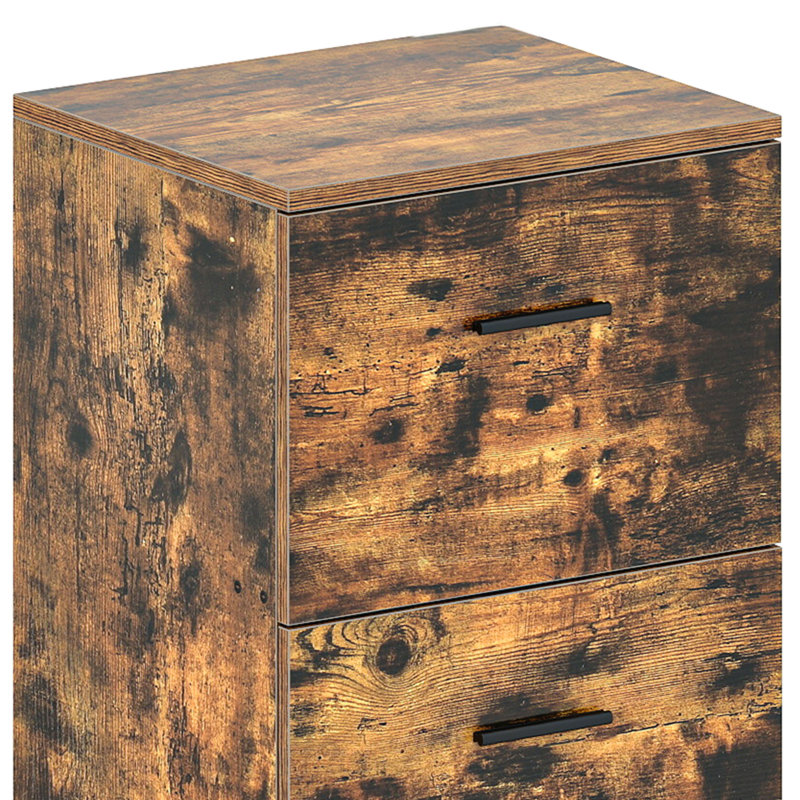 40cm Wide 4 -Drawer File Cabinet, Brown