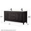 Ensemble de meuble-lavabo double 72 po Daria-61132183-80205427-61132184