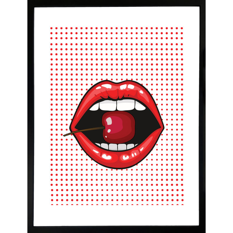 Red Lips - Single Picture Frame Print