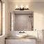 Éclairage pour salle de bain 2 lumières Savon House Eaton en noir mat avec accents laiton chaud-2107429546-2107429548