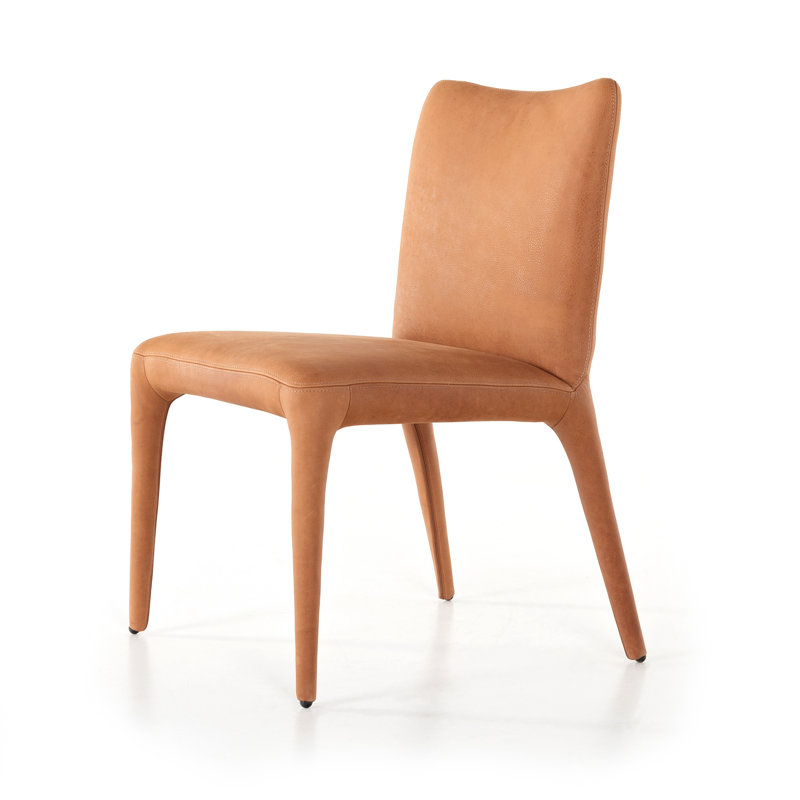 Chaise Keavy, Cuir véritable Heritage Chameau
