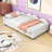 Upholstered Daybed with Sherpa Fabric-350131810-349787531