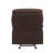 Chocolate Glider Recliner With Pillow Top Armrest-1498814518