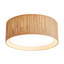 Plafonnier encastré d'intérieur en tissu 3 lumières 15,7 po Kayro