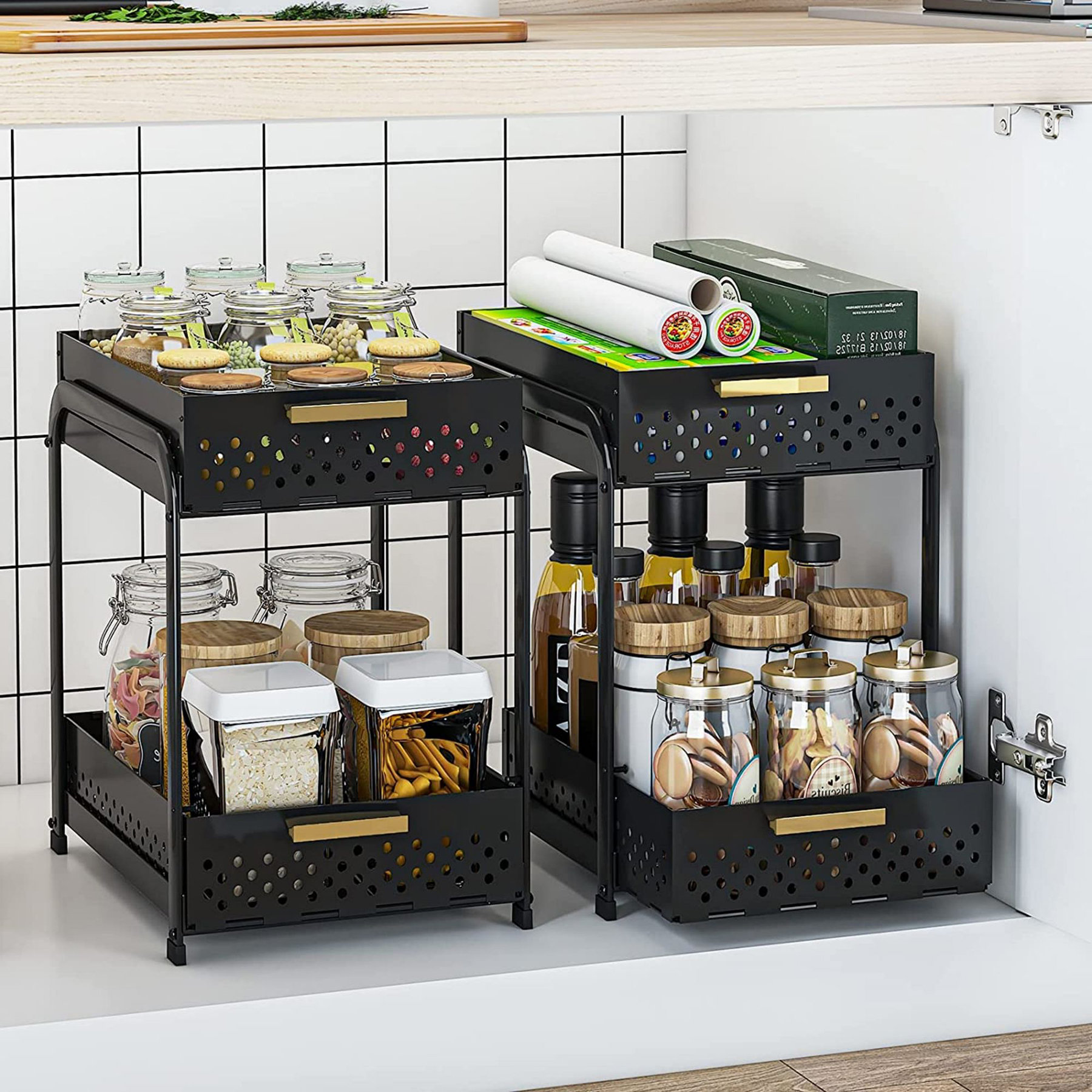 Rebrilliant Cabinet Shelving Rack | Wayfair