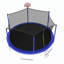Grand trampoline récréatif pour enfants avec caractéristiques de sécurité avancées et accessoires complets-112547408