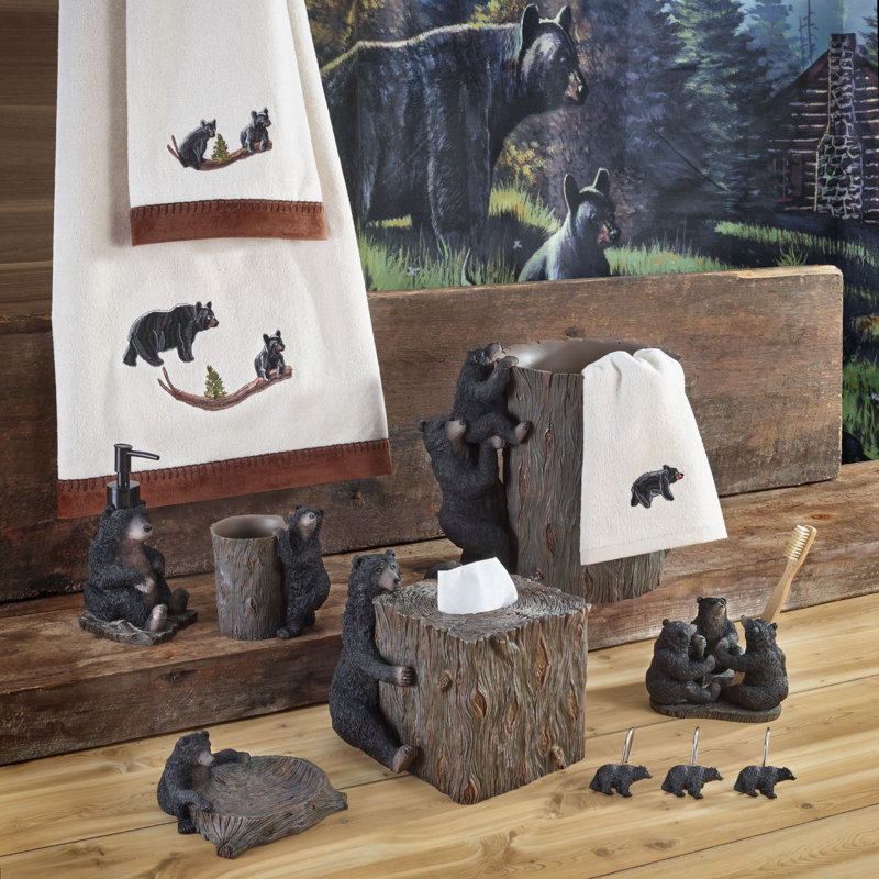 Black Bear Lodge Shower Curtain Hook