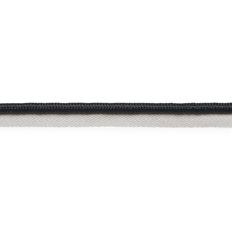 Gustave Silk Lip Cord Wide, Black