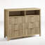 Commode 6 tiroirs avec tablette média Arrilla-693770144