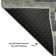 Premium Machine Washable Prisco Charcoal Rug