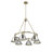 Felda 6 - Light Steel Dimmable Cone Chandelier-99998922-99998913