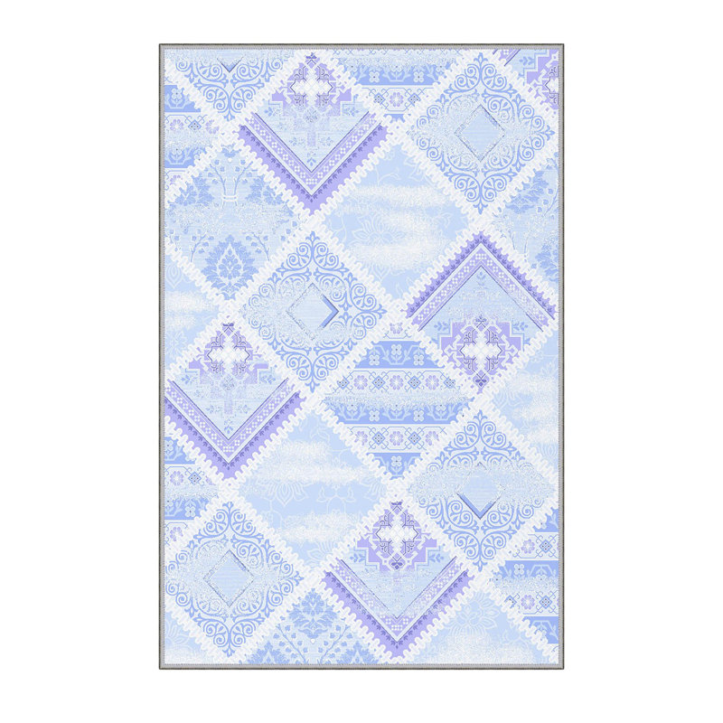 Stylish Hall Carpet (39.4 x 78.7 inches), 100% Polyester, 0.3 in Pile Height | Antibacterial, Non-Slip Underside, Machine Washable | 3D Digital Printed Design, Durable & Soft for Home Décor