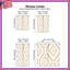 Rideaux obscurcissant beige et blanc Ikat-861317857-861317859
