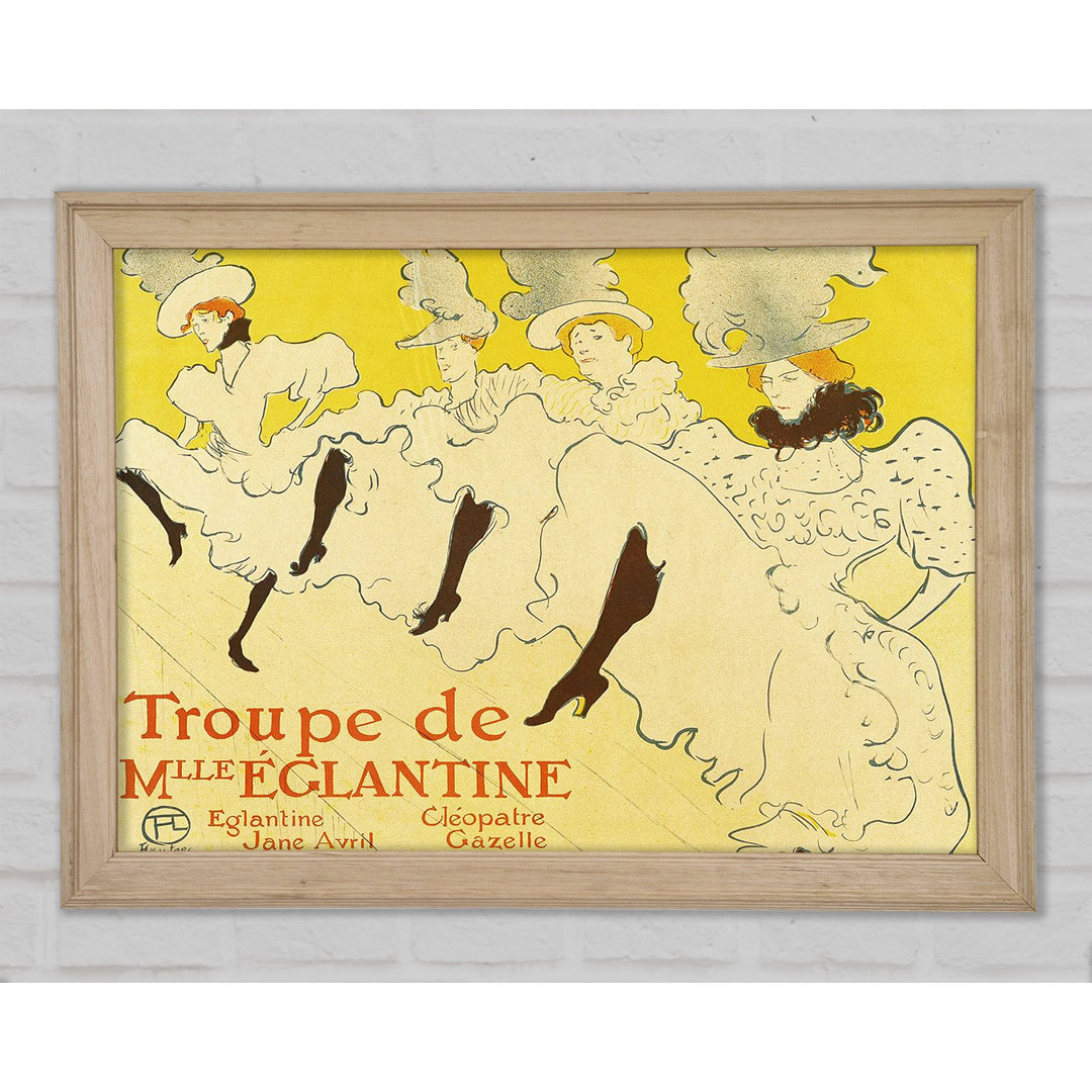 Toulouse Lautrec La Troup De Mlle Elegant Poster 1895 - Drucken