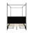 Jamerson Upholstered 4 Drawers Metal Storage Canopy Bed-595449070
