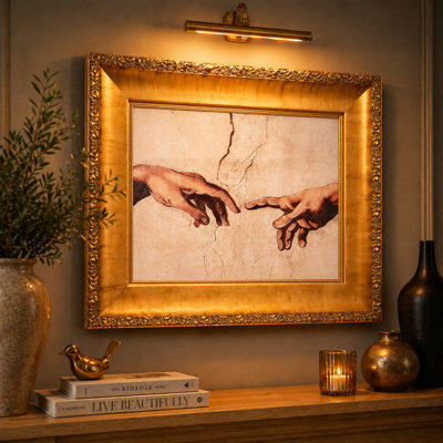 Reproduction encadrée sur bois