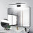 Mazdra LED 18W Black Bathroom Vanity Light Bar,  High Transmittance and Dimmable 1-Light 5500K with Rotatable-250936350-250936351