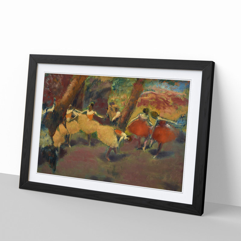 Before the Performance by Edgar Degas - Picture Frame Painting, Black Framed, 27cm H x 36cm W x 2cm D
