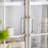 White Solid + Manufactured Wood+Glass Display Cases