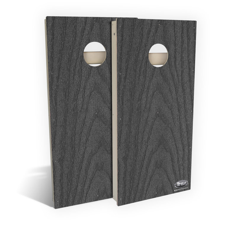 Ensemble de planches de jeu Trex Winchester gris toutes saisons | Comprend (2) planches (8) sacs et accessoires optionnels
