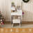 3-Color LED Vanity Mirror with Stool, Dressing Table for Bedroom, 2 Drawers & 5 Storage Cabinets, Adjustable Lighting-129413784