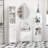 Linen Storage Tower - 3 Shelf Optimize Bathroom Organization Freestanding Maximize