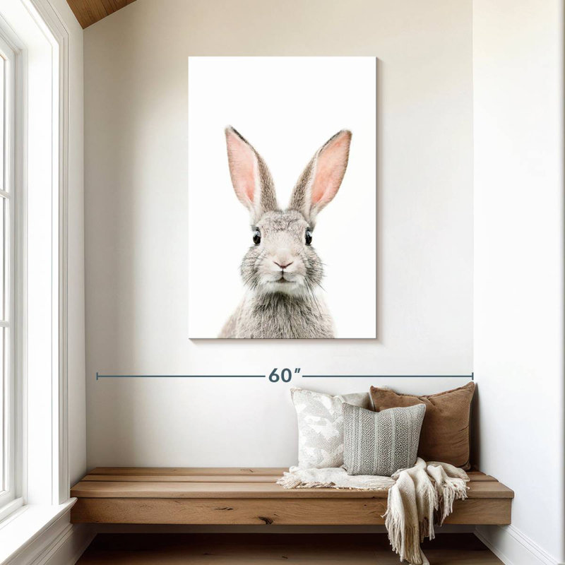 Brampt Bunny Face, 45" H x 30" W