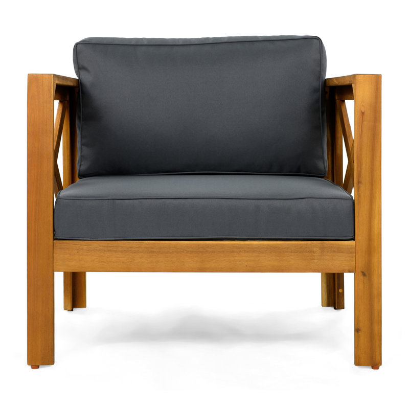 Ensemble de conversation pour patio, Gris foncé