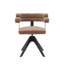 Chaise pivotante rembourrée en tissu Mira-767484953-767484955