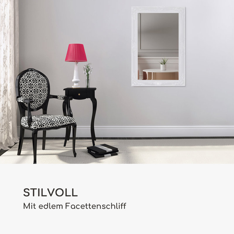 Solid Wood Rectangle Wall Mirror