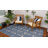 Glidden Geometric Power Loom Polypropylene Plastic Rug-1843237846