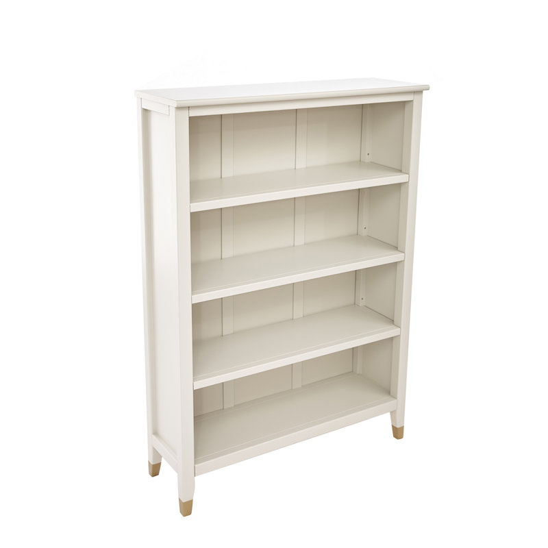 Bookcase, (4 Shelves) 50" H x 35" W x 12" D, White