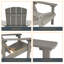 Chaise Adirondack en plastique Bergenfield-2052445304