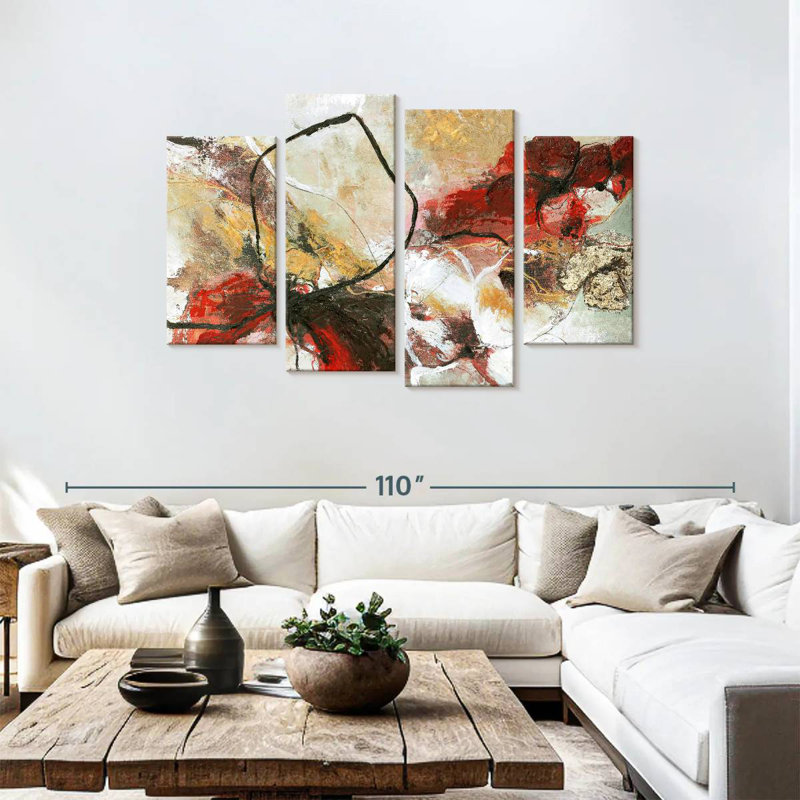 Avery Flower Fall, 48" H x 75" W