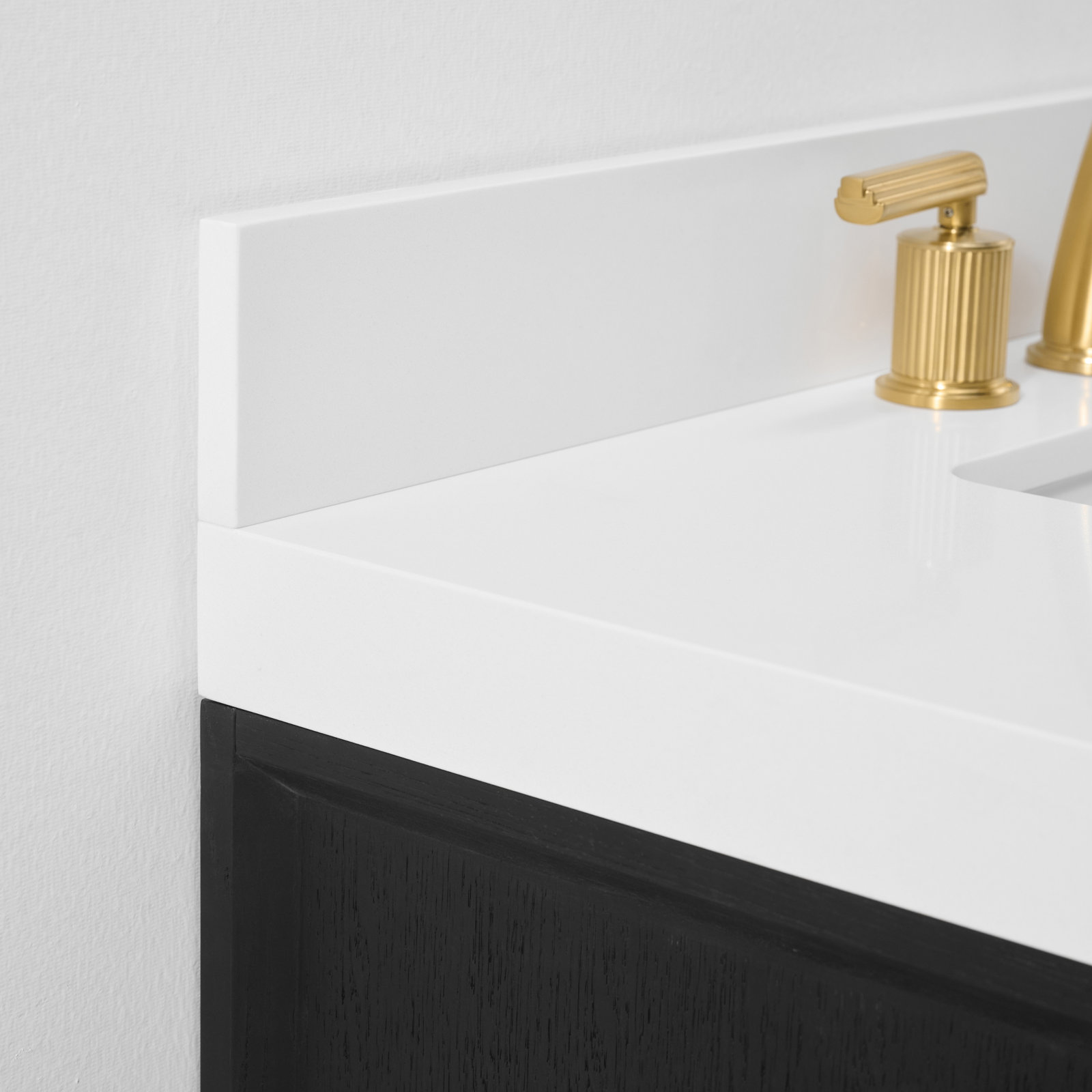 Momo Oak Single Bathroom Vanity, Black Oak, 30"