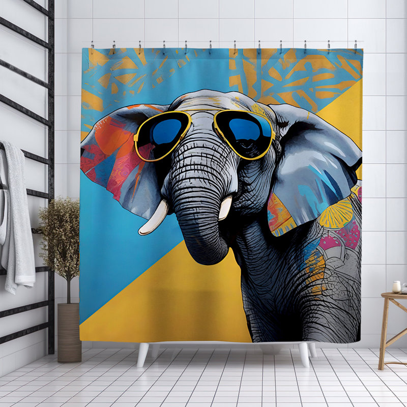 Rideau de douche Packy Elephant