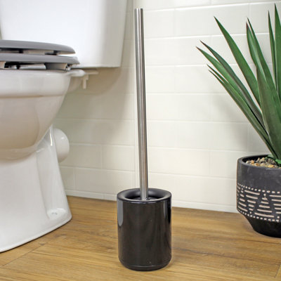 Rondo Free Standing Toilet Brush and Holder