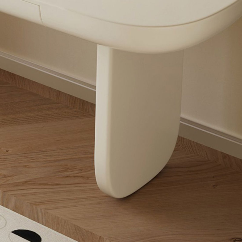 Bureau rectangulaire moderne et simple blanc, 29.53" H*55.12" W*23.62" D