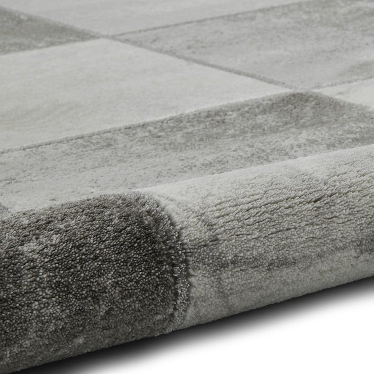 Albulena area rug Machine Woven Rectangle Ivory/Silver, Rectangle 160 x 220cm