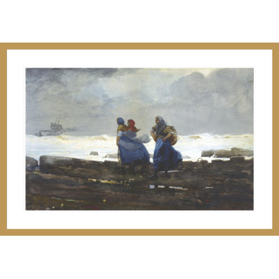 «Fishwives» par Winslow Homer, impression giclée sur cadre