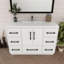 Meuble-lavabo simple 47,2 po avec plateau en acrylique Victoria-98195098
